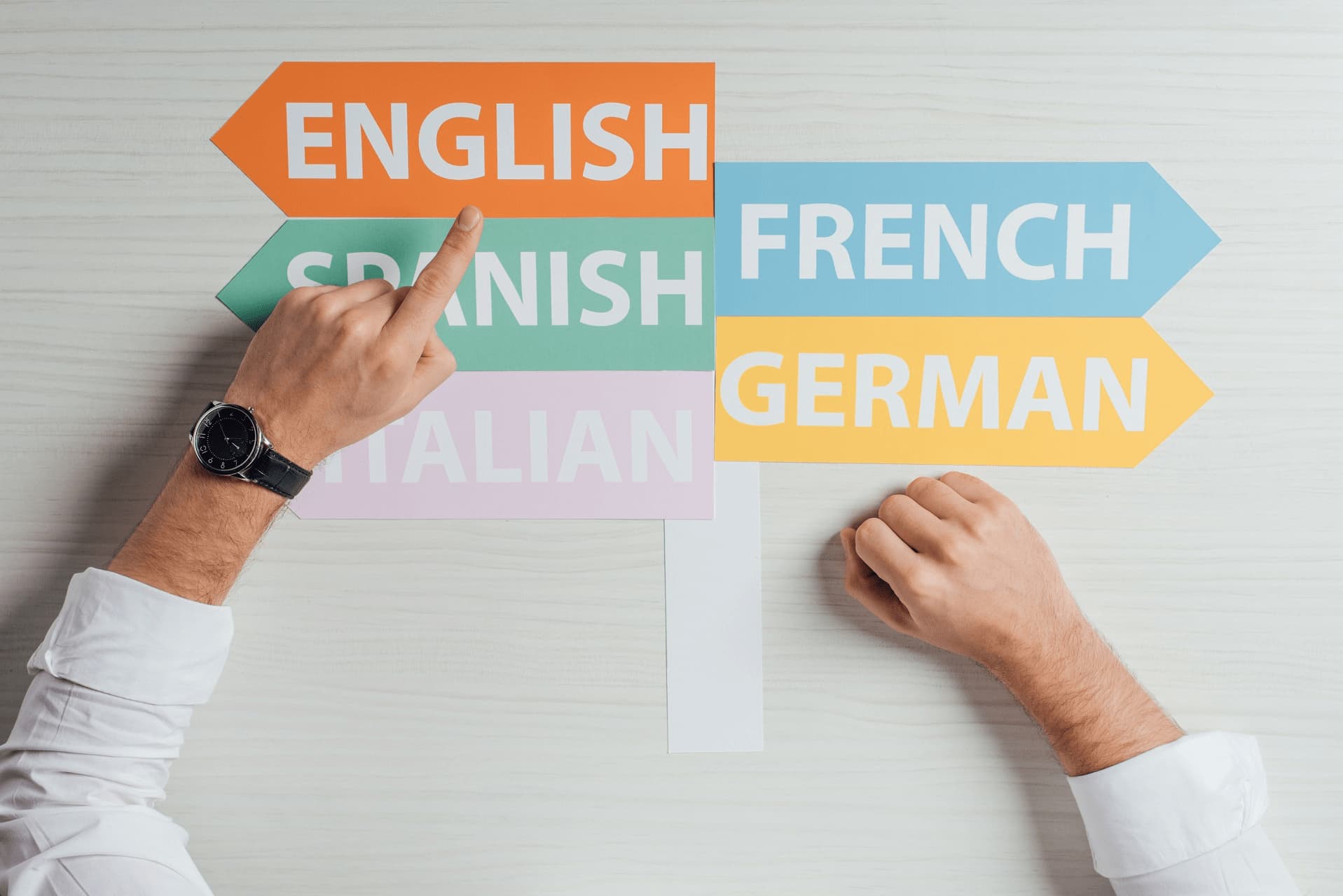 Choosing over a variety of languages